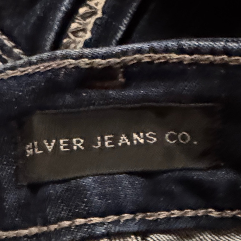 Silver Jeans size 14 14/31 Avery Slim Boot Dark Blue BootCut Women's Jeans - Picture 10 of 10